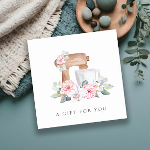 Blush Cake Mixer Catalogue Floral Certificat Cadea