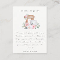 Blush Cake Mixer Floral Recipe Request Baby Shower