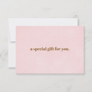 Blush Chic   Carte cadeau Elegant Leather Look