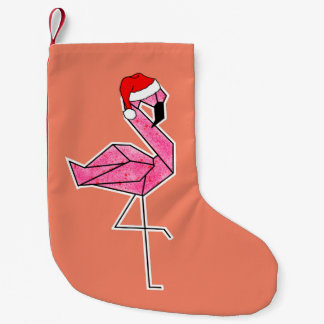 Blush Christmas Flamingo Christmas Stocking