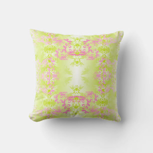 Blush Citrus Manor Throw Pillow