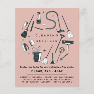 Blush Cleaning Services  Flyer