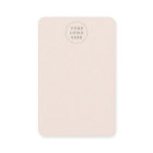 Blush-coloured Monogram Display Card