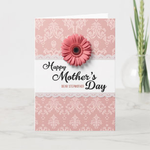 Blush Damask Mothers Day Card