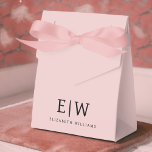 Blush Dusty Pink Girly Script Monogram Name Modern Favor Box<br><div class="desc">Blush Dusty Pink Sparkle Glitter Monogram Add Your Own Name Paper Party Gift Boxes This makes the perfect sweet 16 birthday,  wedding,  bridal shower,  anniversary,  baby shower or bachelorette party gift for someone that loves glam luxury and chic styles.</div>