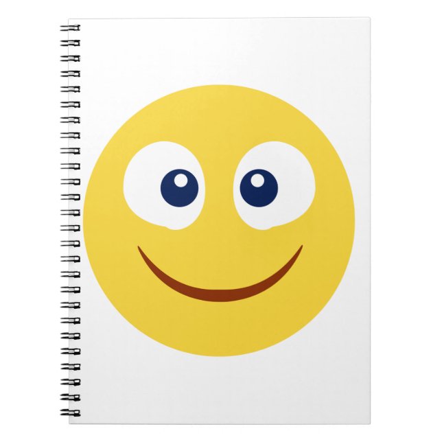 Blush Emoji Notebook (Front)
