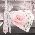 Blush Eucalyptus Garden Wedding Neck Tie<br><div class="desc">A blush pink and silver eucalyptus garden luxury watercolor floral wedding neck tie featuring watercolor painted florals of peonies in bloom with eucalyptus vines climbing in the background. This blush pink and greenery floral wedding neck tie is suitable for any occasion.</div>