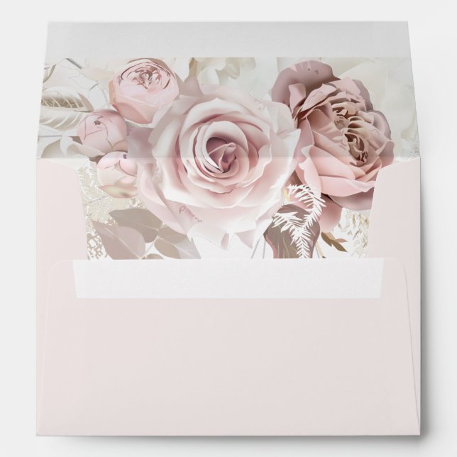Blush Floral All Occasions Envelope (Back (Bottom))