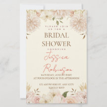 Blush Floral Bridal Shower