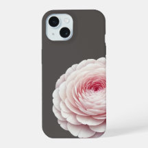 Blush Floral Charbon Élégant et Chaud