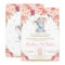Blush Floral Elephant Baby Shower Girl