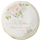 Blush floral gold baby in bloom baby shower