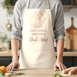 Blush Floral Nail Technician Business Apron<br><div class="desc">An elegant and feminine business design featuring delicate blush florals combined with stylish nail polish illustrations. The soft vintage-inspired palette and romantic botanical details create a luxurious beauty aesthetic perfect for modern nail artists and beauty professionals. The refined frame and floral elements give the design a boutique, high-end feel that...</div>