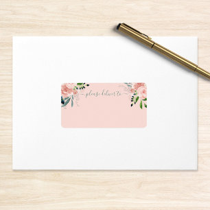 Blush Floral S'Il Vous Plaît Livrer Au Étiquette M