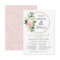 Blush Floral Wedding Rehearsal Dinner