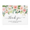 Blush Florals Botanical Bridal Shower Thank you