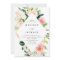 Blush Florals | Floral Frame Wedding Invitation
