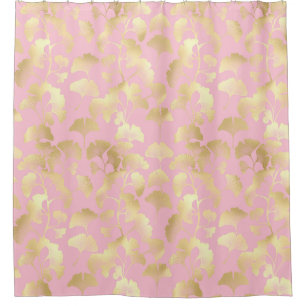 Blush Ginkgo Luxe – Gold Botanical on Pink (6)