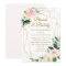 Blush Gold Floral Brunch And Bubbly Bridal Shower