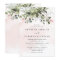 Blush Gold Greenery Succulent Dusty Blue Wedding