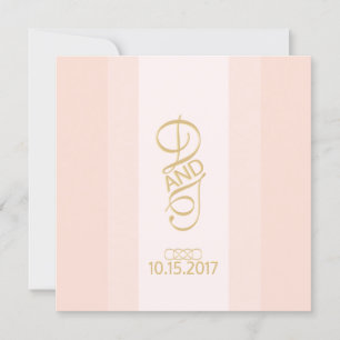 Blush Gold Invitation