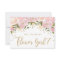 Blush Gold Pastel Floral Be My Flower Girl