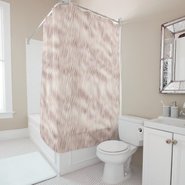 Blush Gold Zebra Print (In Situ)