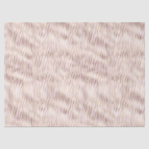 Blush Gold Zebra Print Tissue Paper