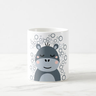 Blush Hippo Coffee Mug