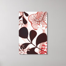 Blush Horizon – Modern Abstract Botanical 