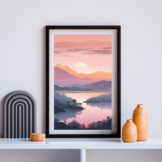 Blush Horizon Serenity Poster (Creator Uploaded)