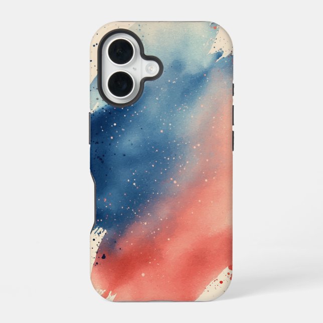 Blush Horizon" – Watercolor Gradient Phone Case (Back)
