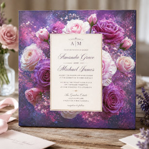 Blush Lavender Rose Bouquet Decoupage Tissue Paper