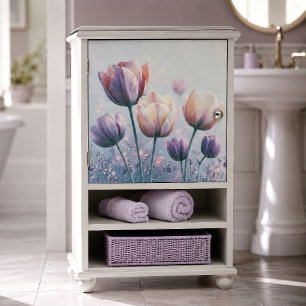 Blush Lavender Tulip Bloom Decoupage Tissue Paper