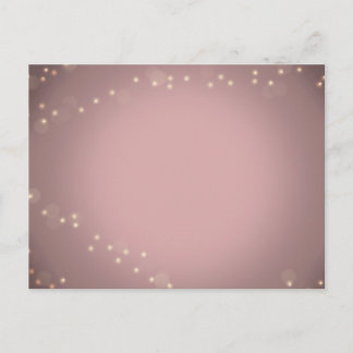 Blush Light RSVPs Invitation Postcard