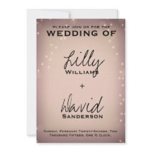 Blush Light - Wedding Customizable Invitation