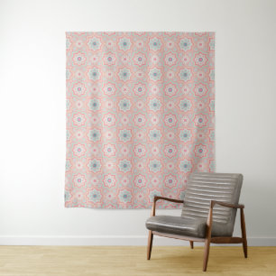 Blush Majesty – Andalusian Moroccan Elegance Tapestry