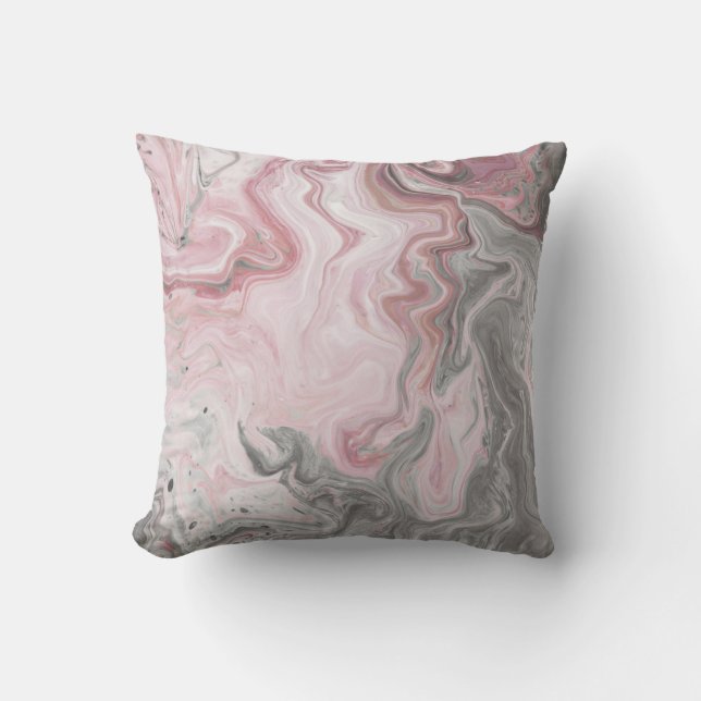 Blush Minerals Throw Pillow (Front)