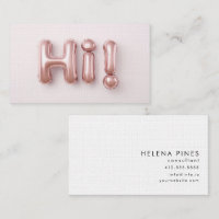 Blush modern hi balloon design