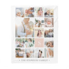 Blush Monogram Photo Collage