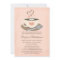 Blush Monogrammed Heart Coffee Cup Bridal Shower