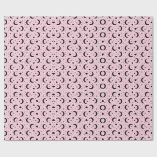 blush moon magic wrapping paper