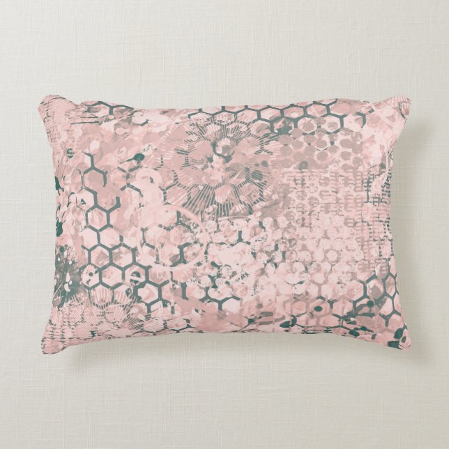 Blush Odyssey Accent Pillow (Front)
