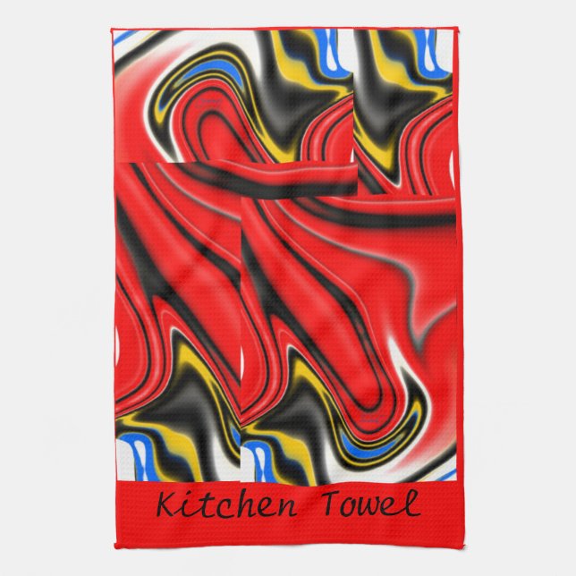 Blush of Red   Kitchen Towel, 16x24 Kitchen Towel (Vertical)