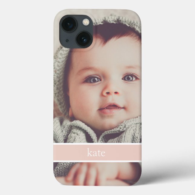 Blush Overlay | Personalized Photo Case-Mate iPhone Case (Back)