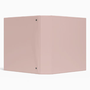 Blush Peachy Light Pink Solid Colour Background Binder