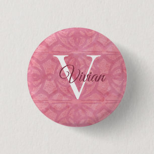 Blush Pink 1 Inch Round Button