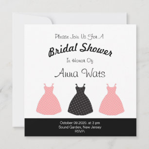 Blush Pink and Black Gown Necklaces Pattern