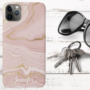 Blush Pink and Gold Marble Signature