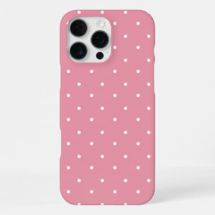 Blush Pink and White Polka Dot Phone Case